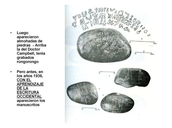 Diaporama rongorongo par Lorena Bettochi en 2006